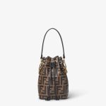 FENDI Mon Tresor Brown leather mini-bag - Image 5